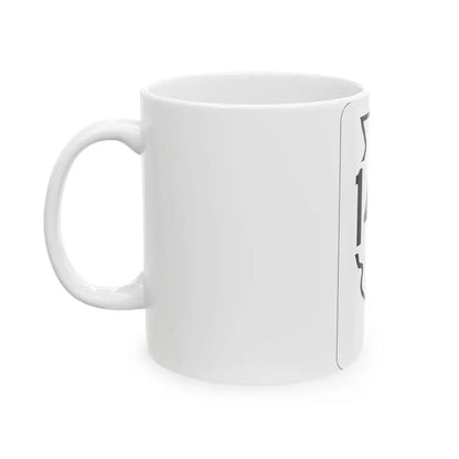 Illinois 142 1950 (Illinois) (Road Sign) White Coffee Mug - Go Mug Yourself