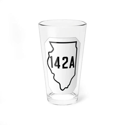 Illinois 142A 1926 (Illinois) (Road Sign) Pint Glss 16oz 16oz - Go Mug Yourself