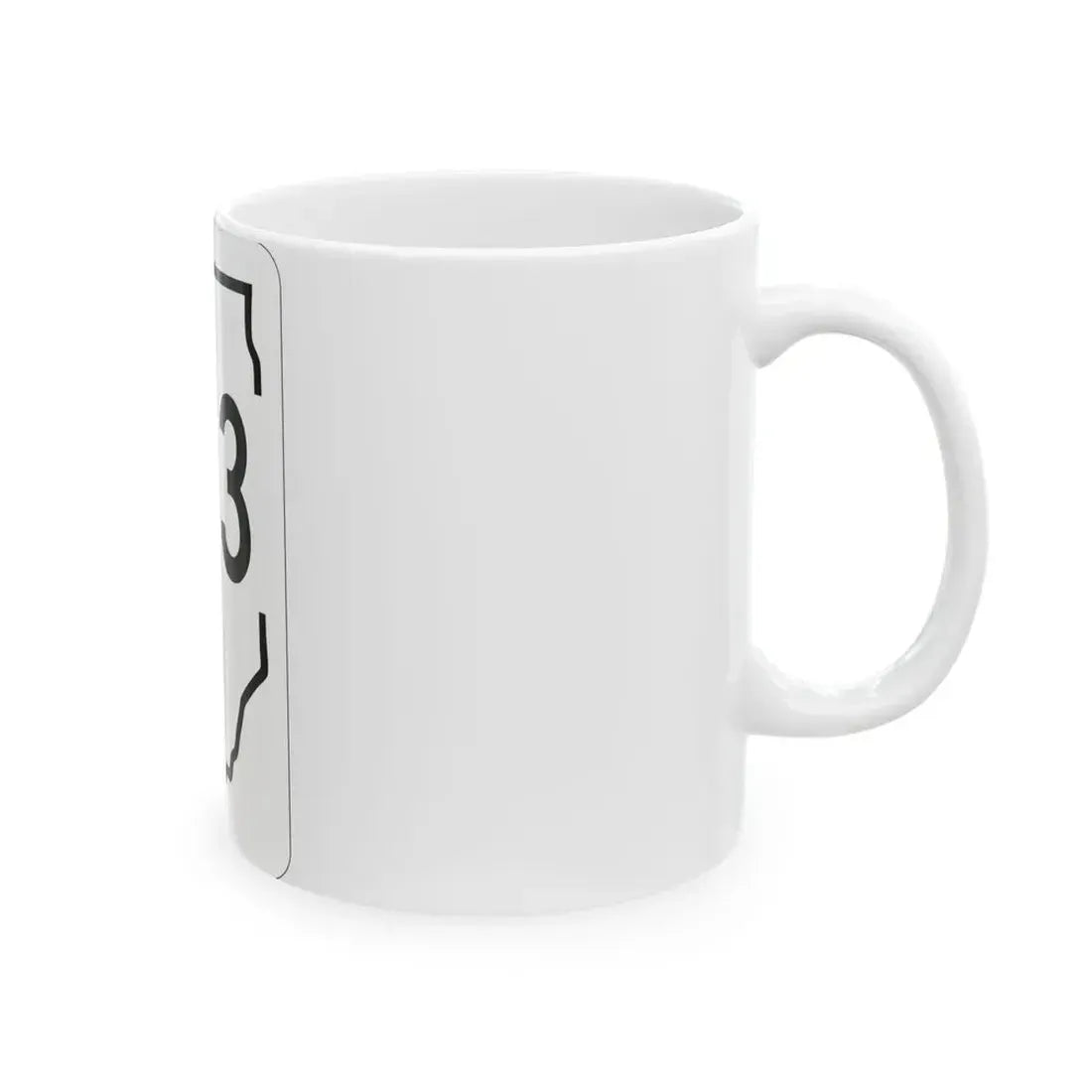 Illinois 143 1950 (Illinois) (Road Sign) White Coffee Mug - Go Mug Yourself