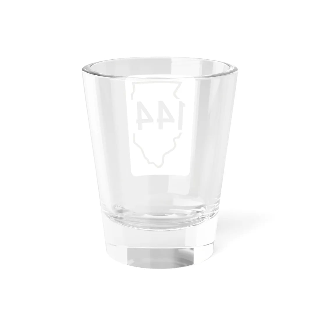 Illinois 144 1950 (Illinois) (Road Sign) Shot Glass 1.5oz - Go Mug Yourself