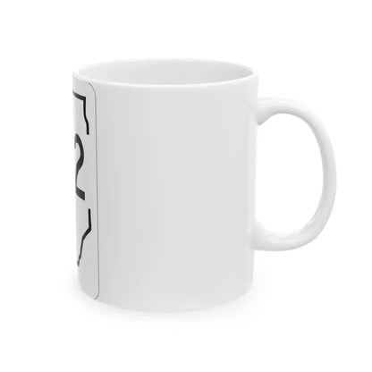 Illinois 152 1950 (Illinois) (Road Sign) White Coffee Mug - Go Mug Yourself