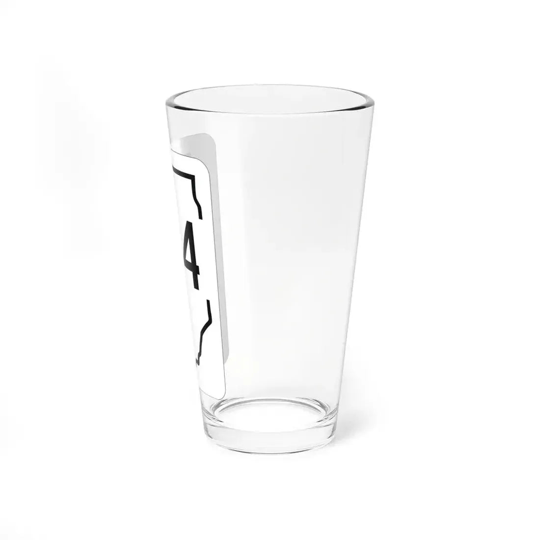 Illinois 154 1950 (Illinois) (Road Sign) Pint Glss 16oz - Go Mug Yourself