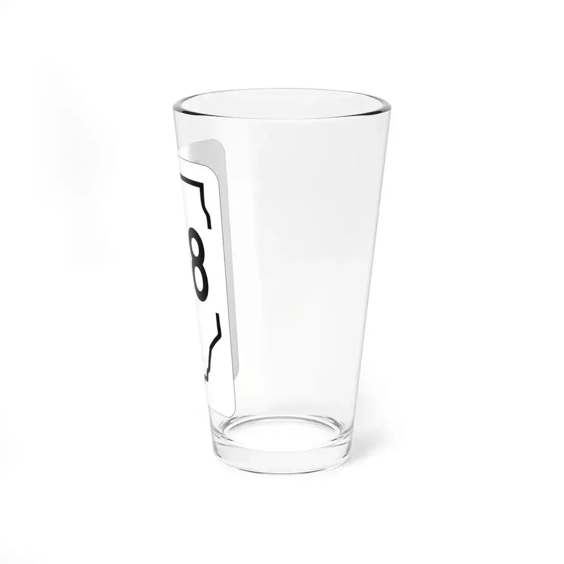Illinois 158 1950 (Illinois) (Road Sign) Pint Glass 16oz - Go Mug Yourself