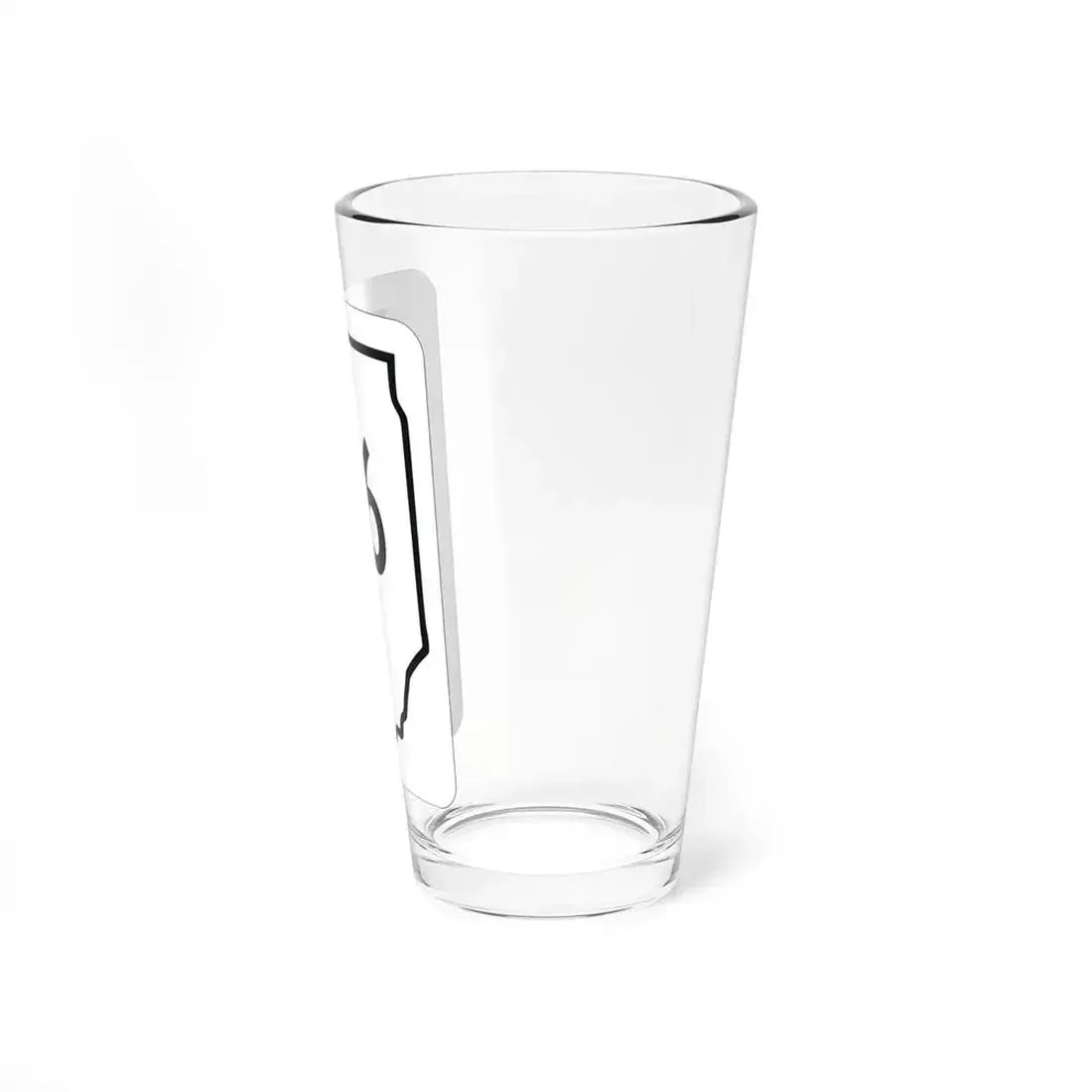 Illinois 16 1950 (Illinois) (Road Sign) Pint Glass 16oz - Go Mug Yourself