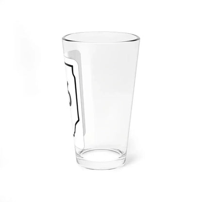Illinois 16 1950 (Illinois) (Road Sign) Pint Glass 16oz - Go Mug Yourself