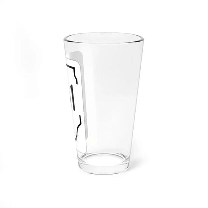 Illinois 161 1950 (Illinois) (Road Sign) Pint Glass 16oz - Go Mug Yourself