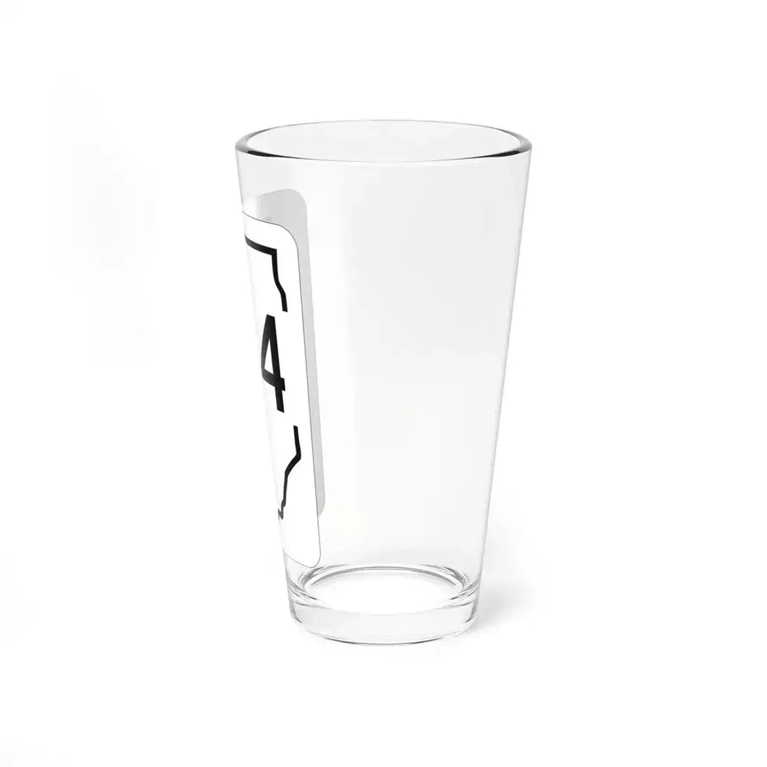 Illinois 164 1950 (Illinois) (Road Sign) Pint Glass 16oz - Go Mug Yourself