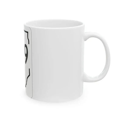 Illinois 169 1950 (Illinois) (Road Sign) White Coffee Mug - Go Mug Yourself