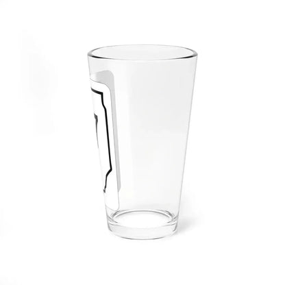 Illinois 17 1950 (Illinois) (Road Sign) Pint Glass 16oz - Go Mug Yourself