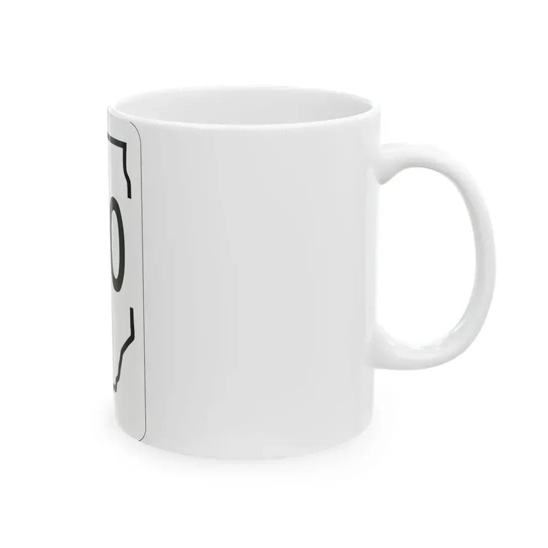Illinois 170 1950 (Illinois) (Road Sign) White Coffee Mug - Go Mug Yourself