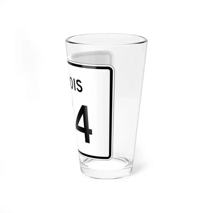Illinois 174 (Illinois) (Road Sign) Pint Glass 16oz - Go Mug Yourself