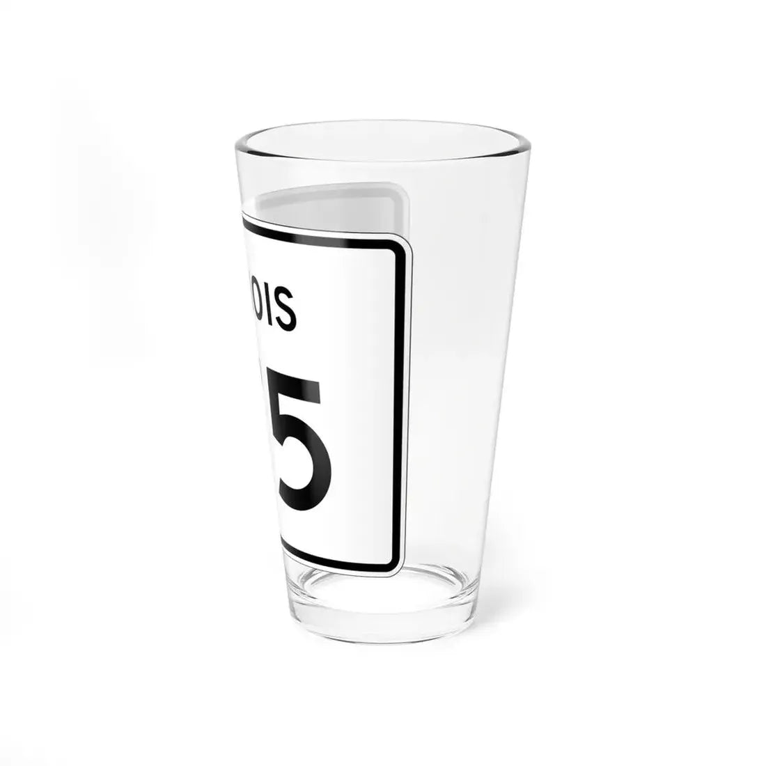 Illinois 175 (Illinois) (Road Sign) Pint Glss 16oz - Go Mug Yourself