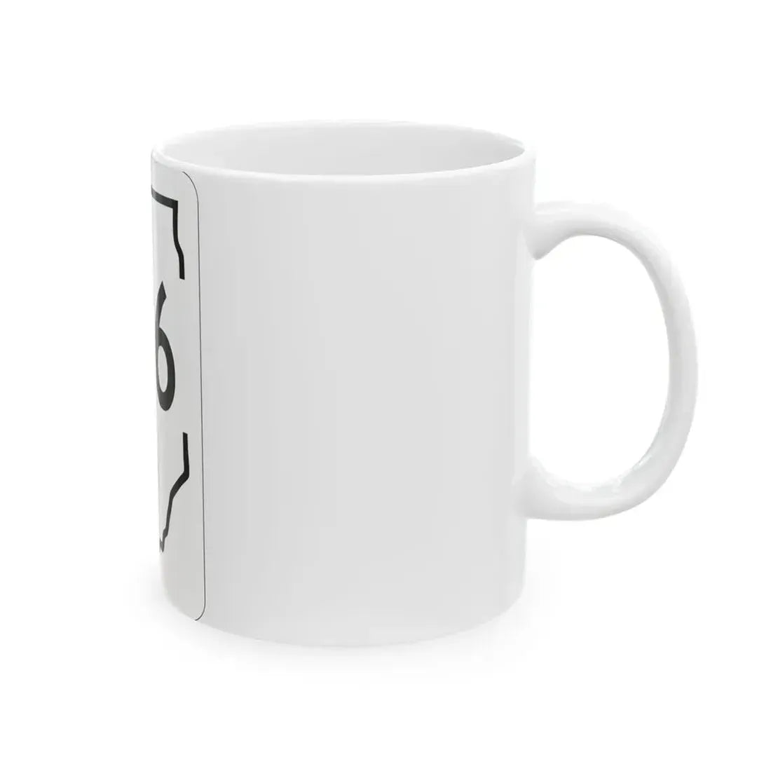 Illinois 176 1950 (Illinois) (Road Sign) White Coffee Mug - Go Mug Yourself