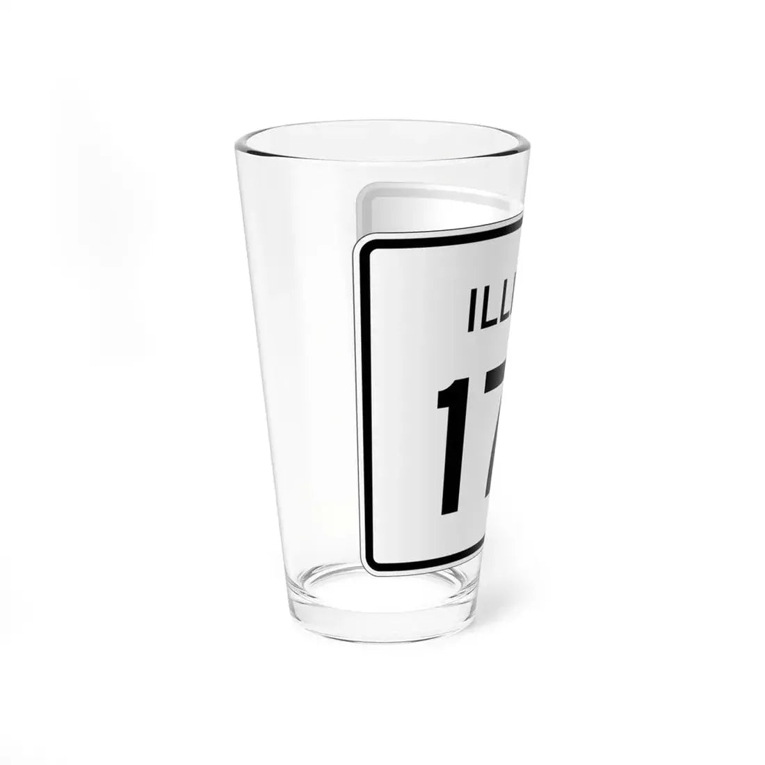 Illinois 176 (Illinois) (Road Sign) Pint Glss 16oz - Go Mug Yourself