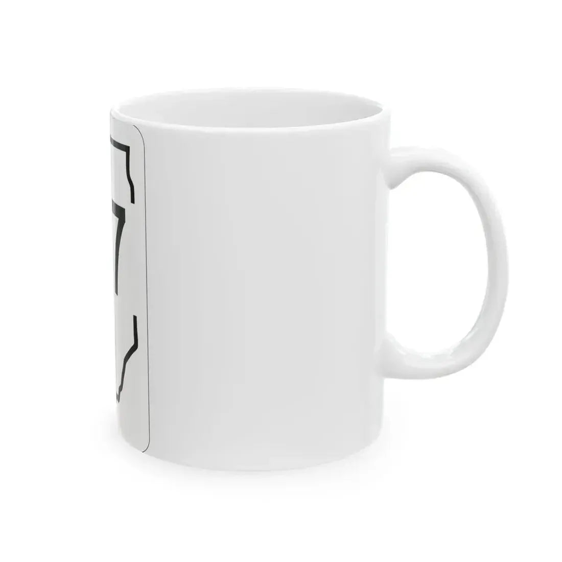 Illinois 177 1950 (Illinois) (Road Sign) White Coffee Mug - Go Mug Yourself