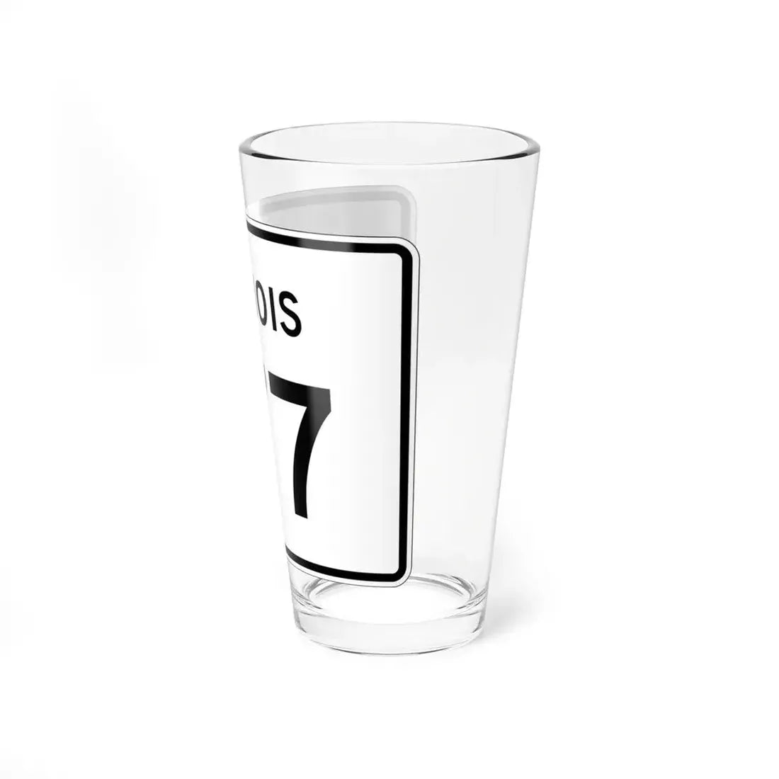 Illinois 177 (Illinois) (Road Sign) Pint Glss 16oz - Go Mug Yourself