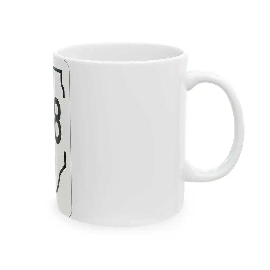 Illinois 178 1950 (Illinois) (Road Sign) White Coffee Mug - Go Mug Yourself