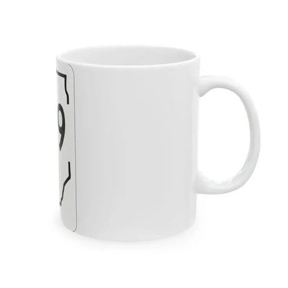 Illinois 179 1950 (Illinois) (Road Sign) White Coffee Mug - Go Mug Yourself