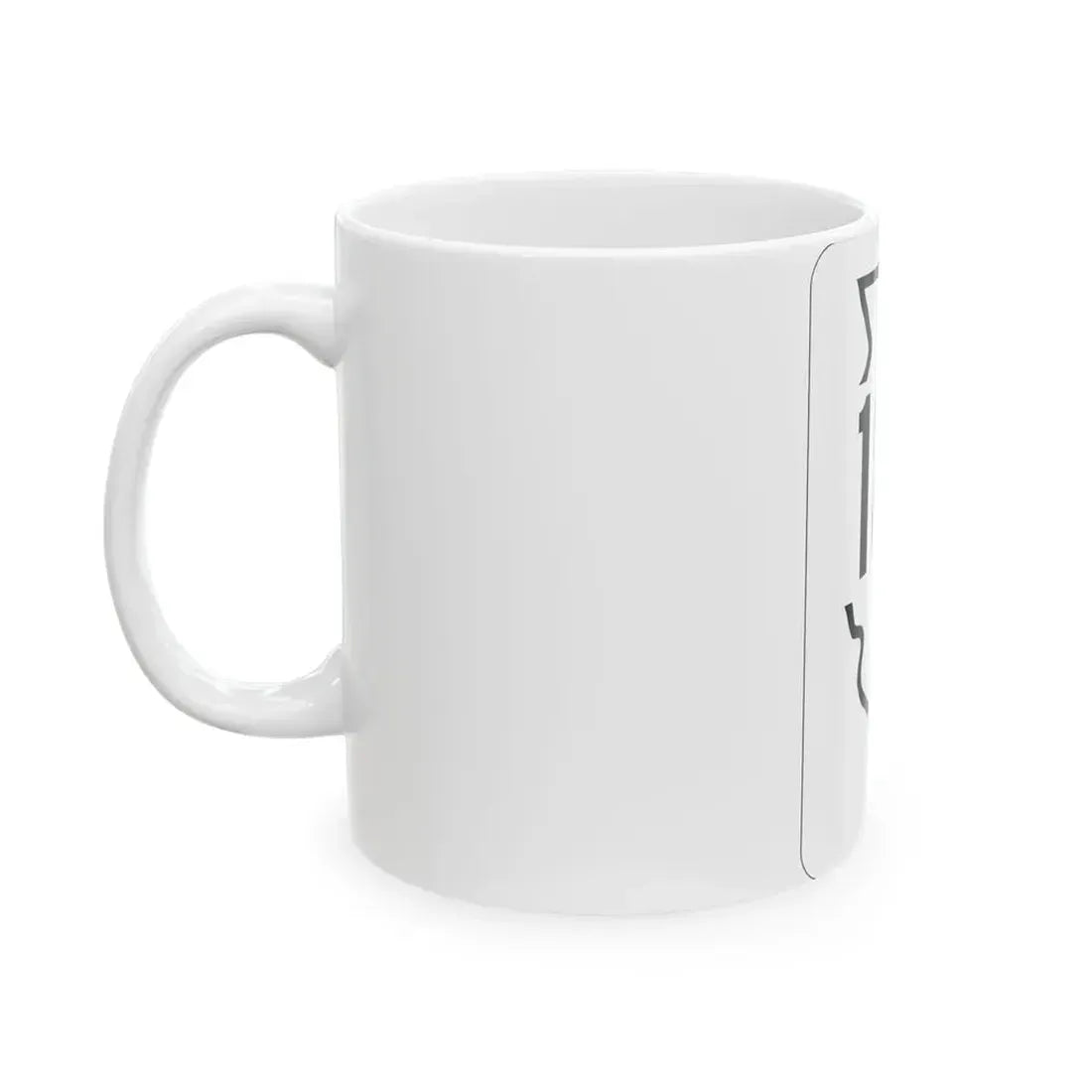 Illinois 181 1950 (Illinois) (Road Sign) White Coffee Mug - Go Mug Yourself