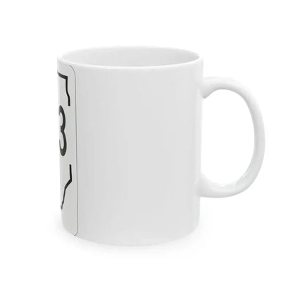 Illinois 183 1950 (Illinois) (Road Sign) White Coffee Mug - Go Mug Yourself