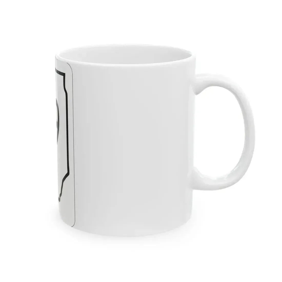 Illinois 19 1950 (Illinois) (Road Sign) White Coffee Mug - Go Mug Yourself