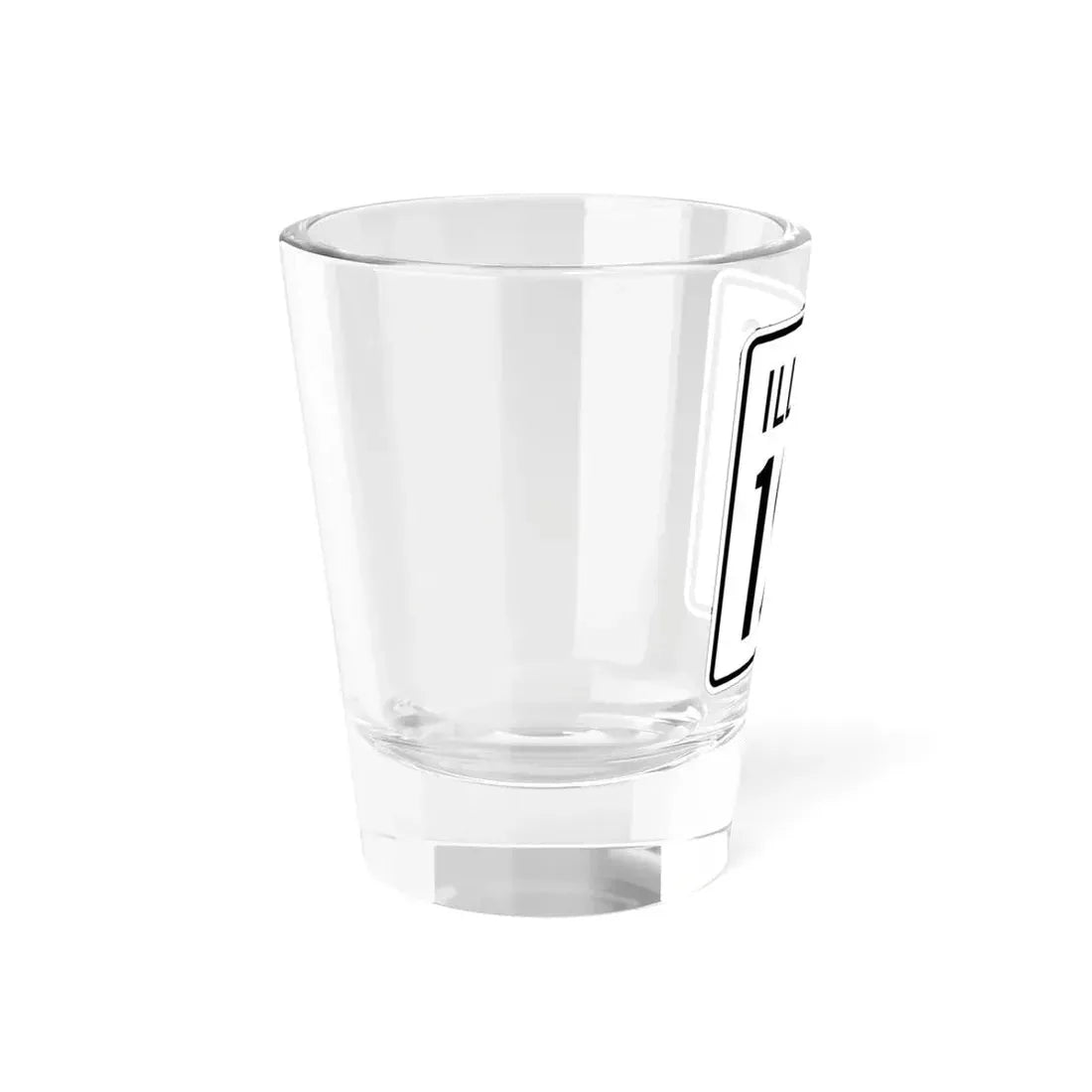 Illinois 190 1960 (Illinois) (Road Sign) Shot Glass 1.5oz - Go Mug Yourself