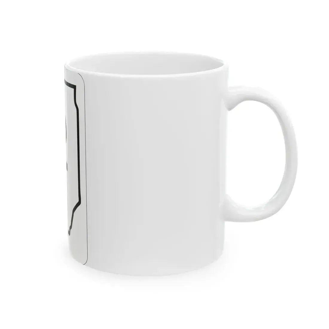 Illinois 2 1950 (Illinois) (Road Sign) White Coffee Mug - Go Mug Yourself