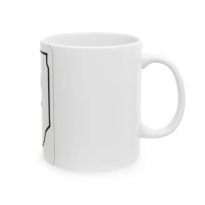 Illinois 2 1950 (Illinois) (Road Sign) White Coffee Mug - Go Mug Yourself