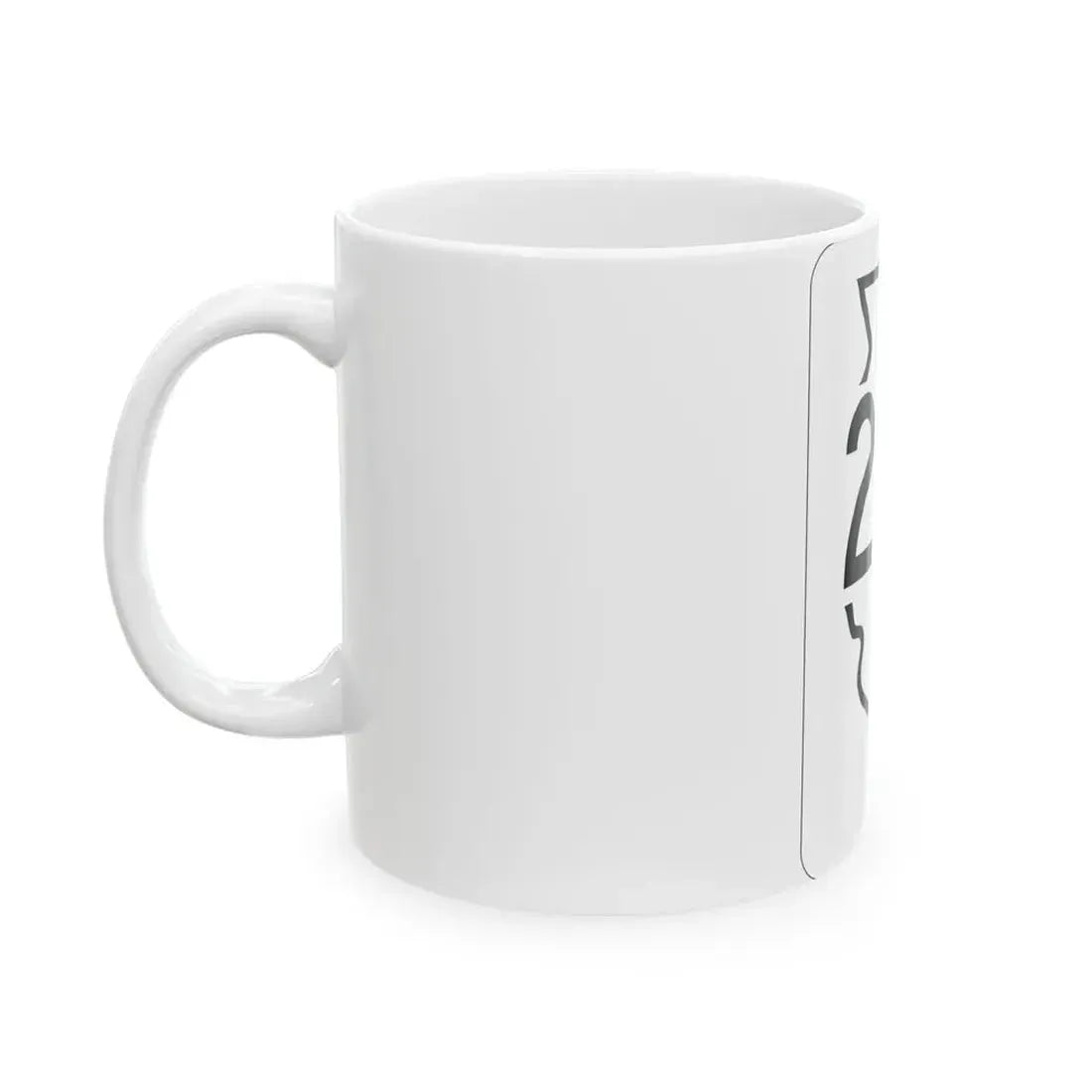 Illinois 213 1950 (Illinois) (Road Sign) White Coffee Mug - Go Mug Yourself