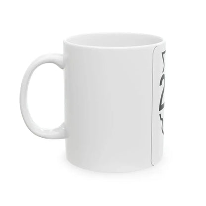 Illinois 213 1950 (Illinois) (Road Sign) White Coffee Mug - Go Mug Yourself