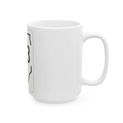 Illinois 213 1950 (Illinois) (Road Sign) White Coffee Mug - Go Mug Yourself