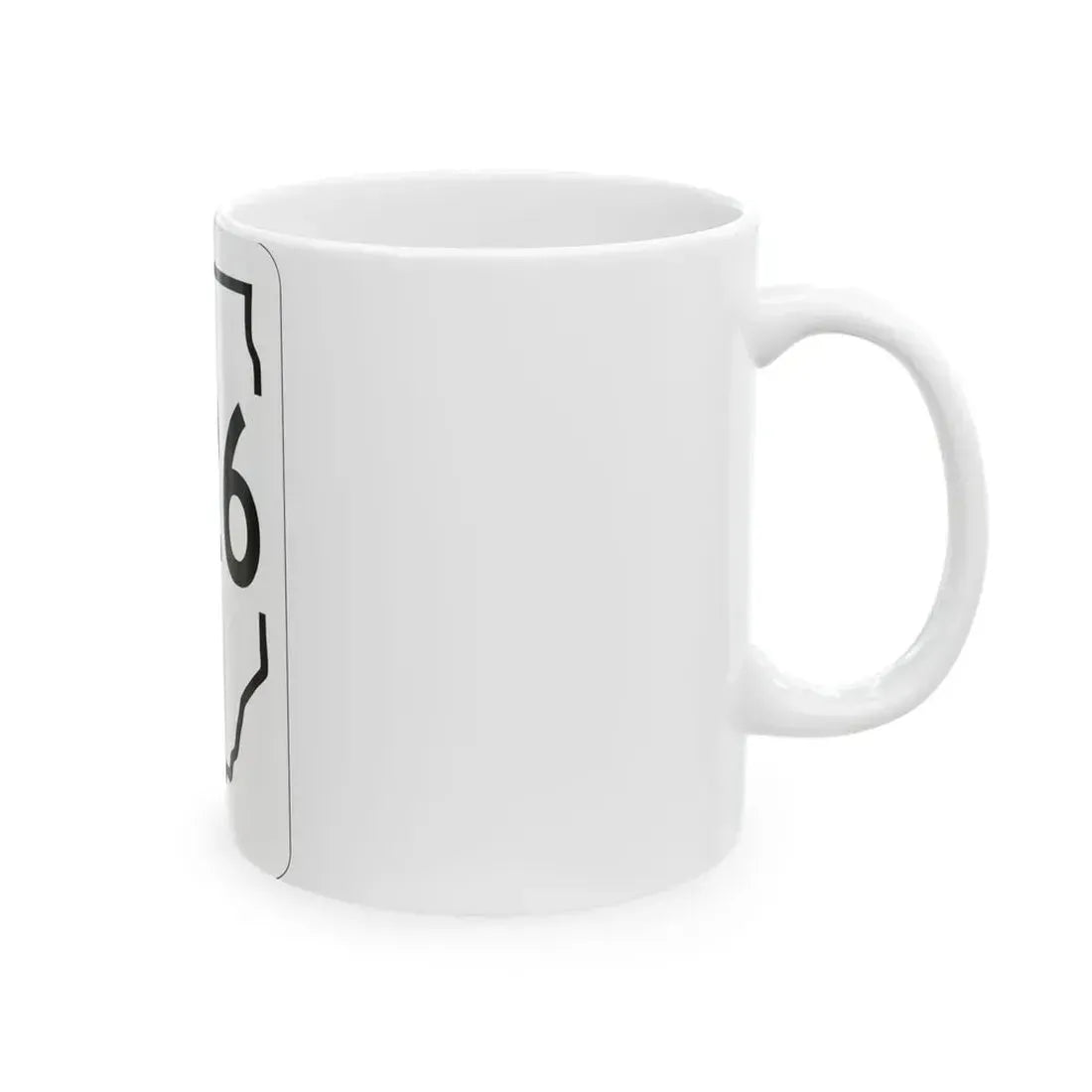 Illinois 226 1950 (Illinois) (Road Sign) White Coffee Mug - Go Mug Yourself