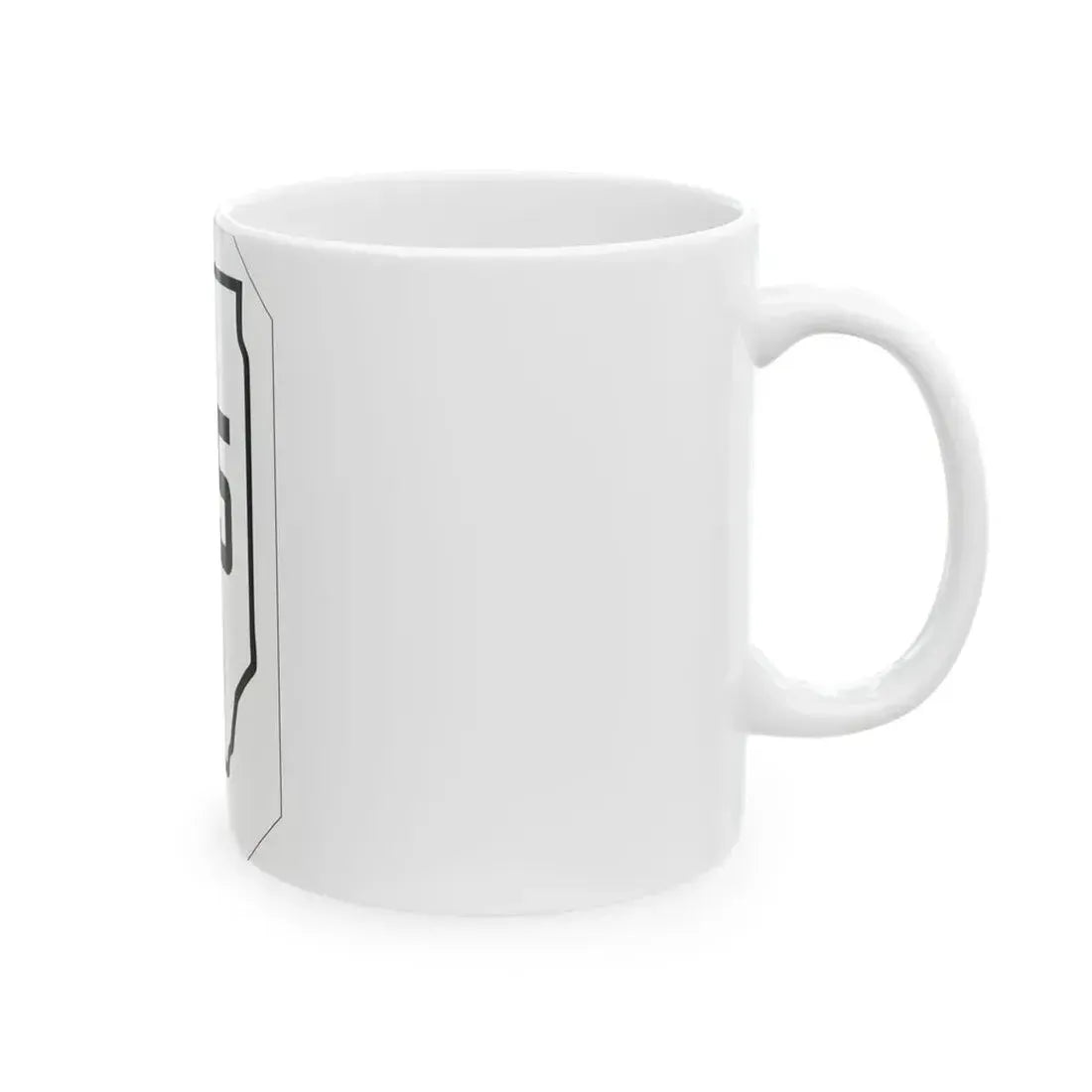 Illinois 25 1926 (Illinois) (Road Sign) White Coffee Mug - Go Mug Yourself