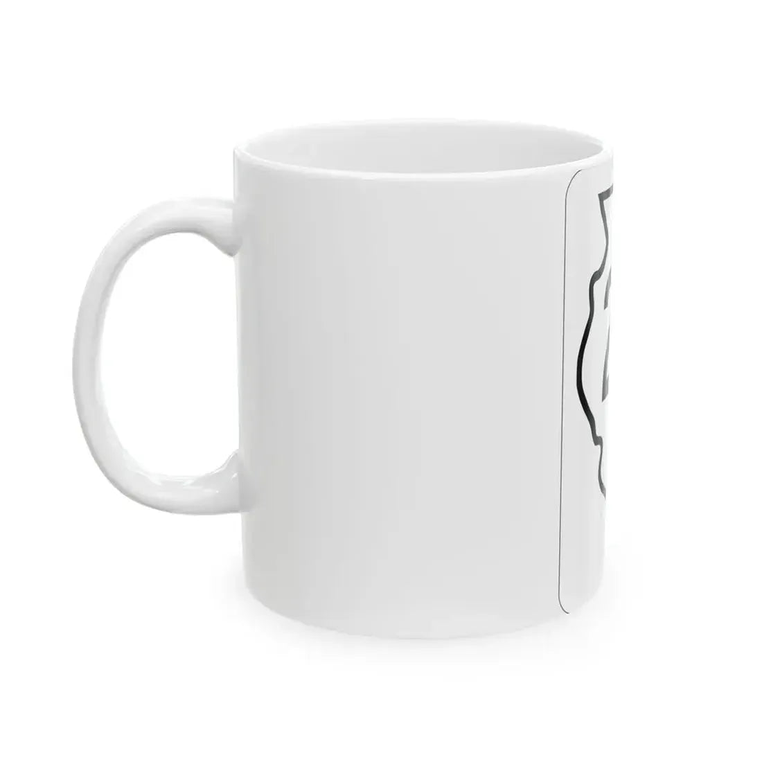 Illinois 25 1950 (Illinois) (Road Sign) White Coffee Mug - Go Mug Yourself
