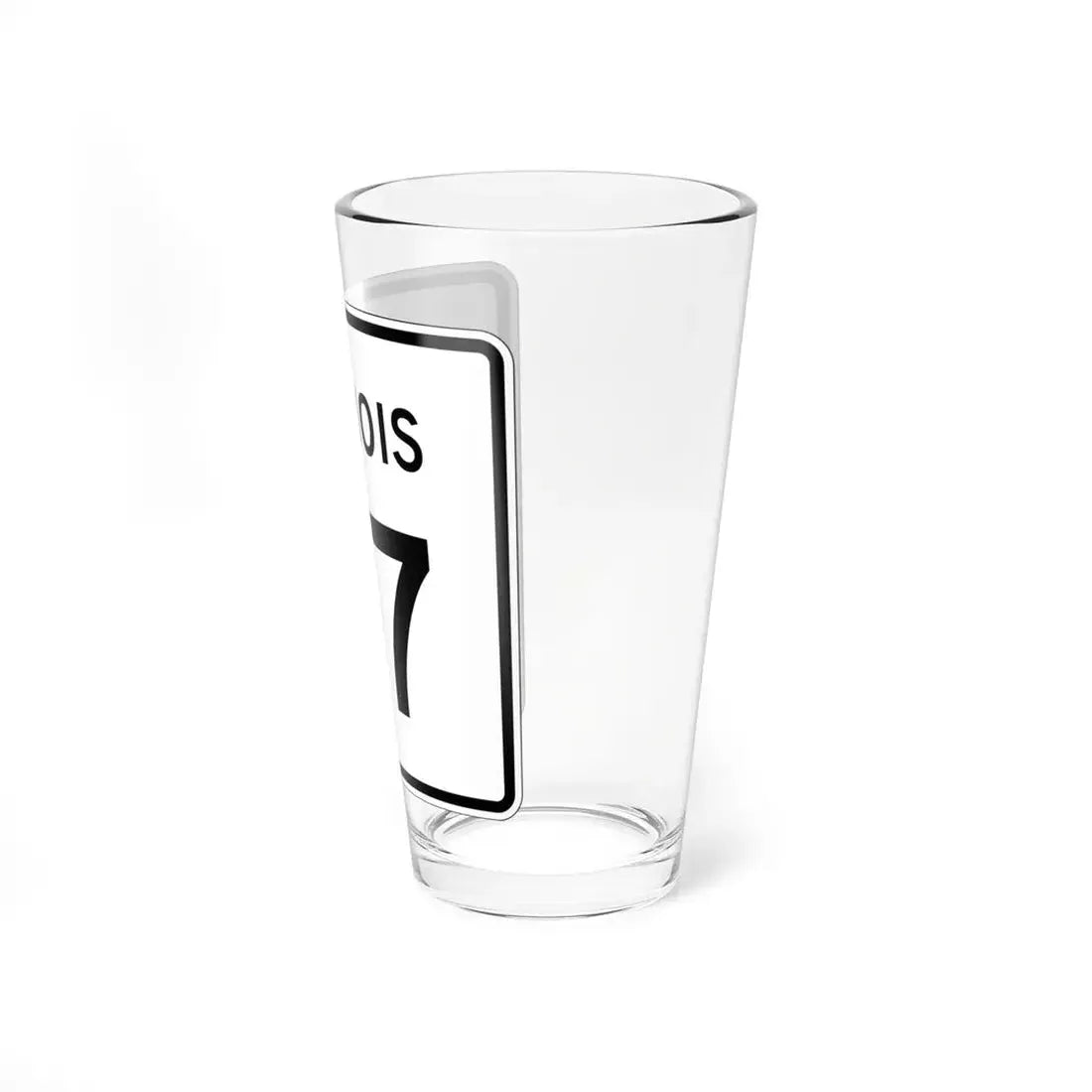 Illinois 27 (Illinois) (Road Sign) Pint Glss 16oz - Go Mug Yourself