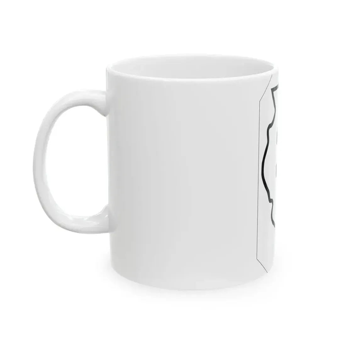 Illinois 3 1926 (Illinois) (Road Sign) White Coffee Mug - Go Mug Yourself