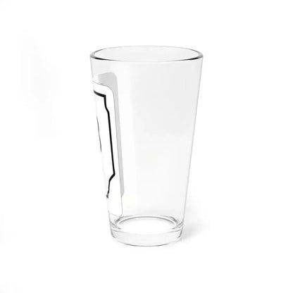 Illinois 3 1950 (Illinois) (Road Sign) Pint Glass 16oz - Go Mug Yourself
