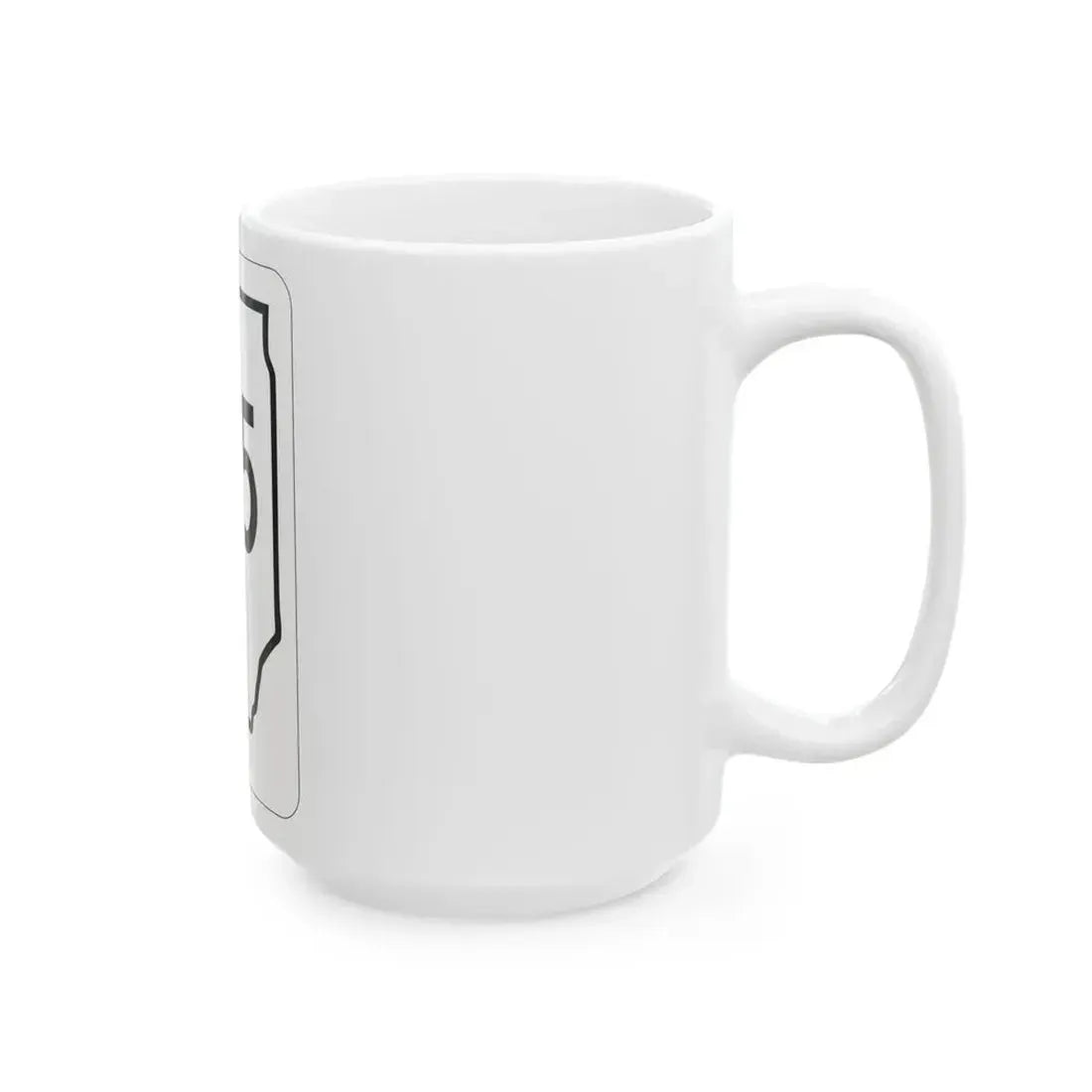 Illinois 35 1950 (Illinois) (Road Sign) White Coffee Mug - Go Mug Yourself