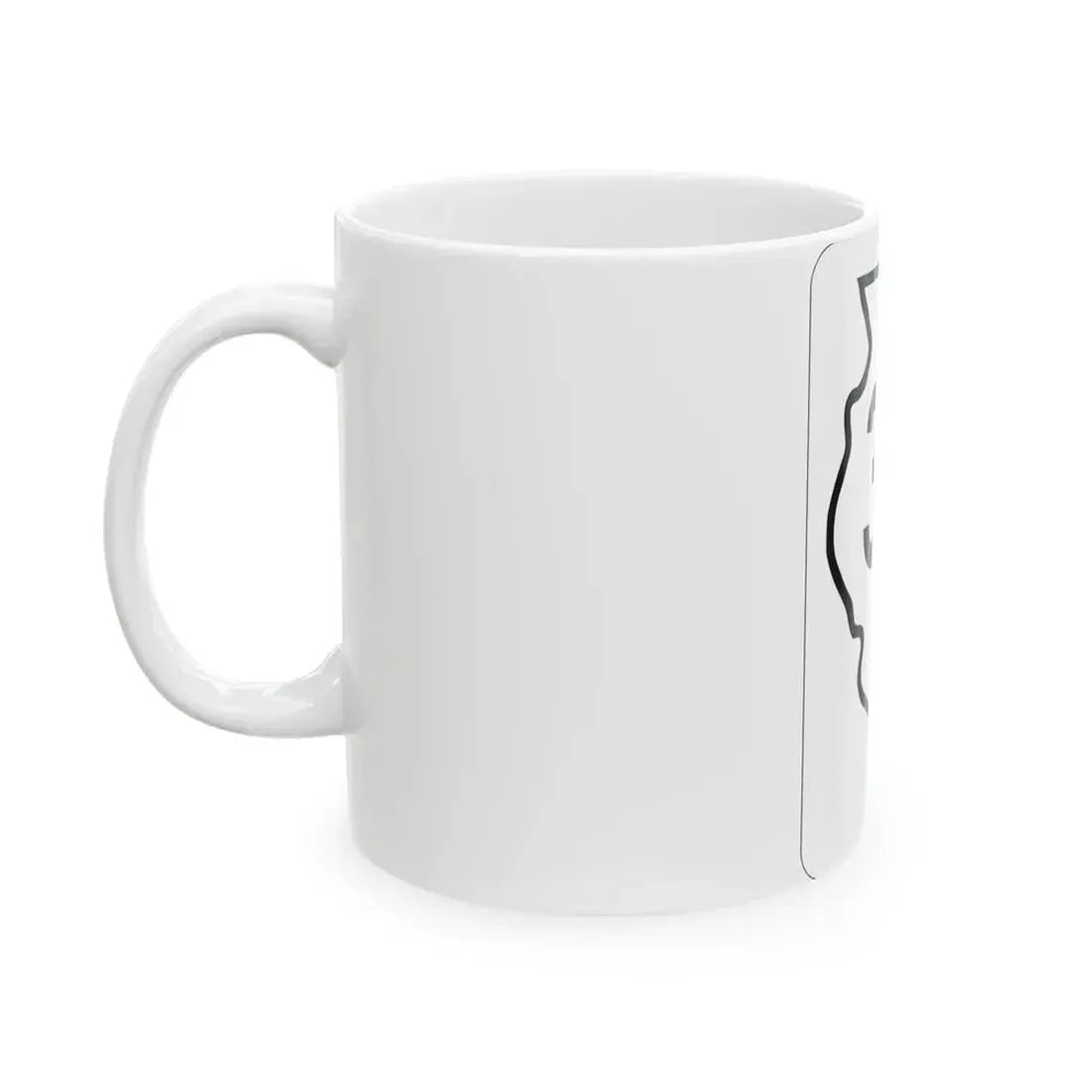 Illinois 37 1950 (Illinois) (Road Sign) White Coffee Mug - Go Mug Yourself