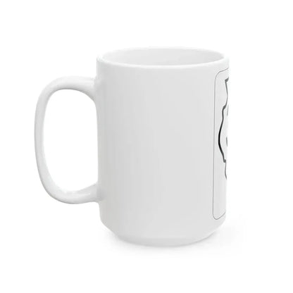Illinois 37 1950 (Illinois) (Road Sign) White Coffee Mug - Go Mug Yourself