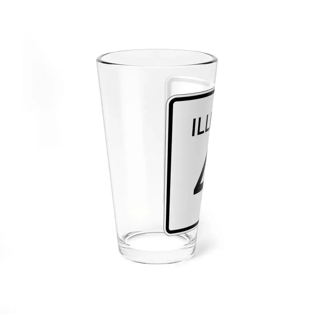 Illinois 41 (Illinois) (Road Sign) Pint Glass 16oz - Go Mug Yourself