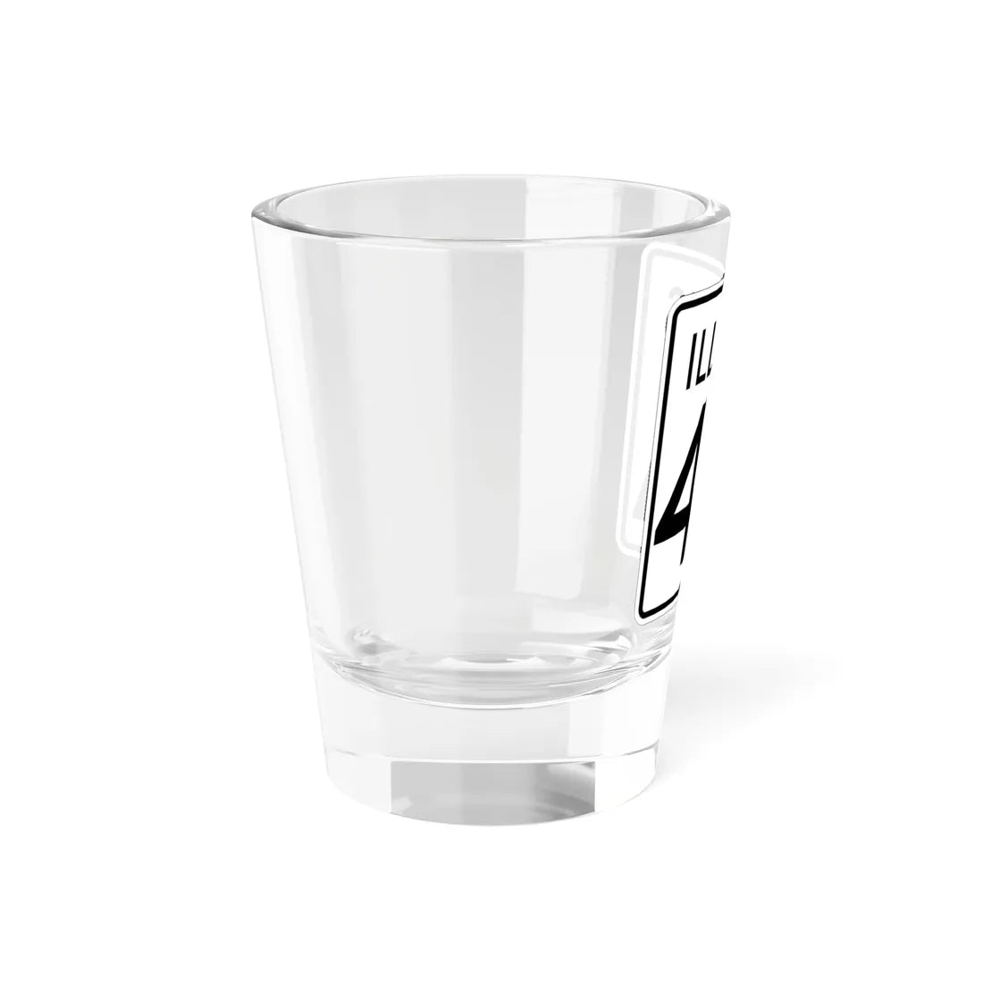 Illinois 4A 1960 (Illinois) (Road Sign) Shot Glass 1.5oz - Go Mug Yourself