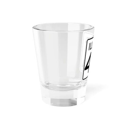 Illinois 4A 1960 (Illinois) (Road Sign) Shot Glass 1.5oz - Go Mug Yourself