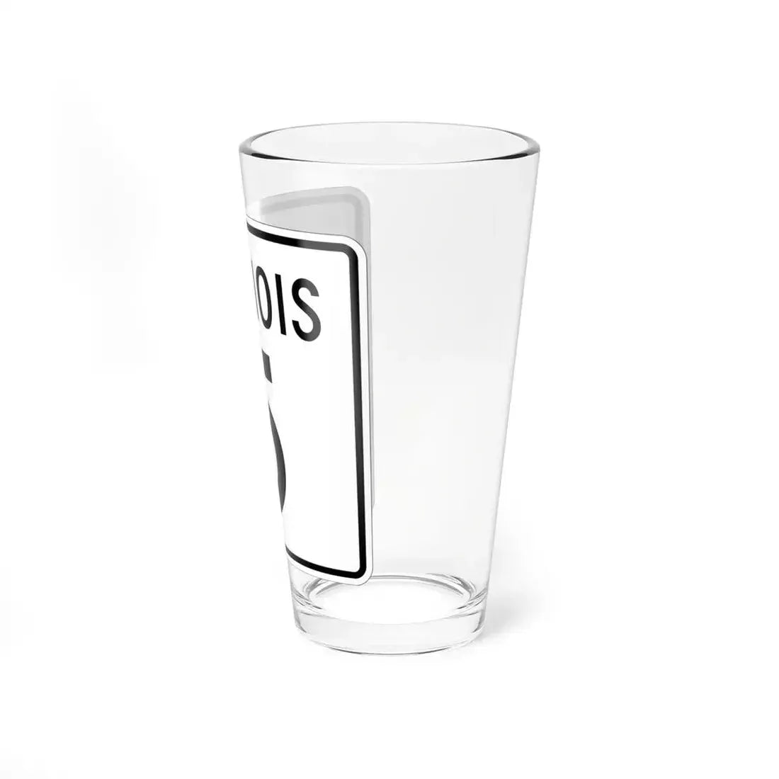 Illinois 5 1960 (Illinois) (Road Sign) Pint Glass 16oz - Go Mug Yourself