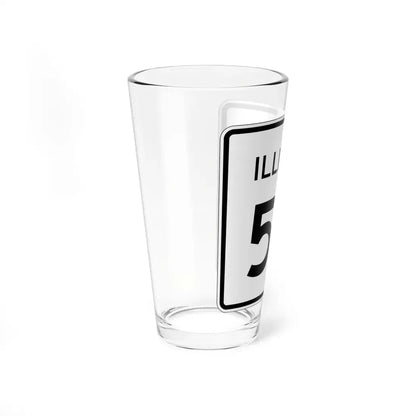Illinois 54 (Illinois) (Road Sign) Pint Glss 16oz - Go Mug Yourself