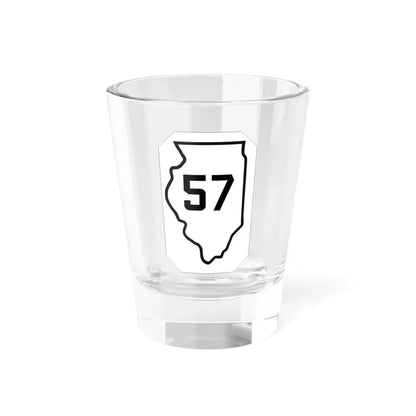 Illinois 57 1926 (Illinois) (Road Sign) Shot Glass 1.5oz 1.5oz - Go Mug Yourself