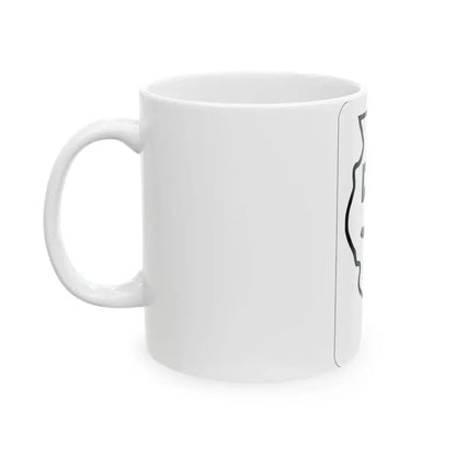 Illinois 57 1950 (Illinois) (Road Sign) White Coffee Mug - Go Mug Yourself