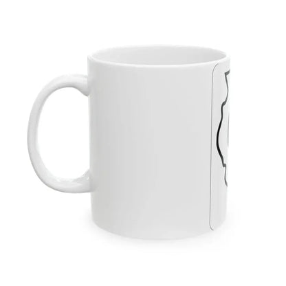 Illinois 61 1950 (Illinois) (Road Sign) White Coffee Mug - Go Mug Yourself