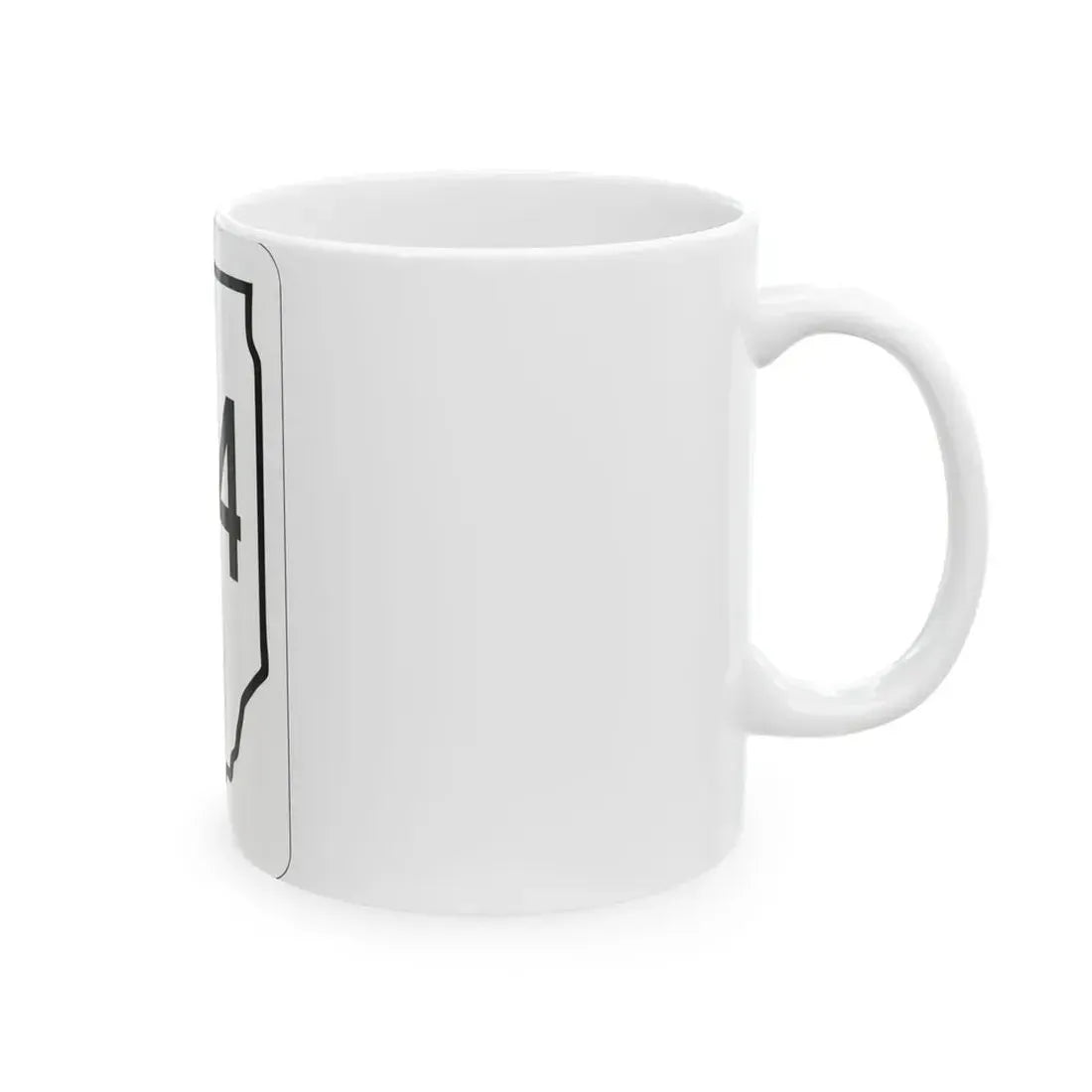 Illinois 64 1950 (Illinois) (Road Sign) White Coffee Mug - Go Mug Yourself