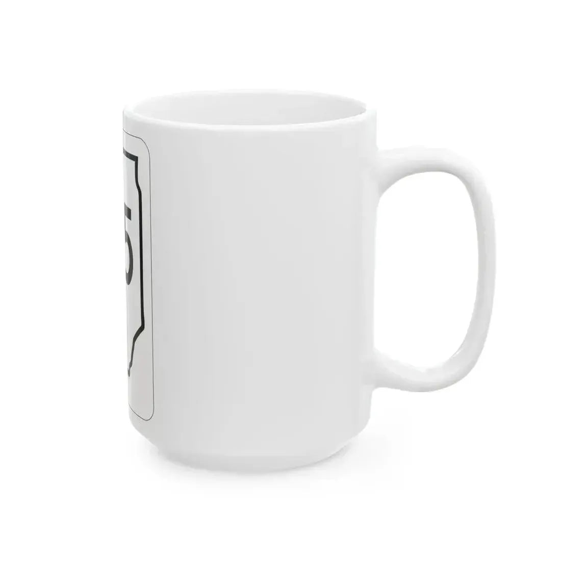 Illinois 65 1950 (Illinois) (Road Sign) White Coffee Mug - Go Mug Yourself